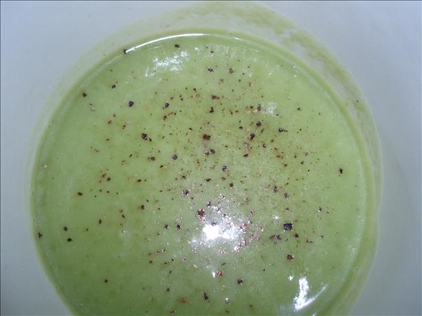 Not So Creamy Cream Of Asparagus Soup. Photo by Kiwiwife