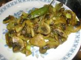 Spicy Mushrooms With Ginger and Chilies