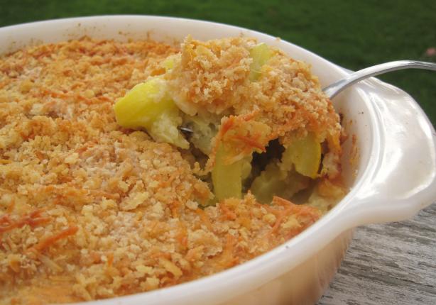 Charleston Yellow Squash Casserole. Photo by Lynn in MA