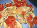 Homemade Ravioli with Tomato Sauce