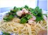 Shrimp and Fiddlehead