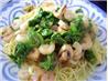 Shrimp and Fiddlehead