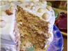 Tropical Carrot Cake with Coconut Cream Frosting. Recipe by Bev
