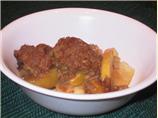 Brown-Sugar Apple Crisp with Vanilla Ice Cream