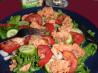 Salmon and Plum Tomato Salad. Recipe by Benni
