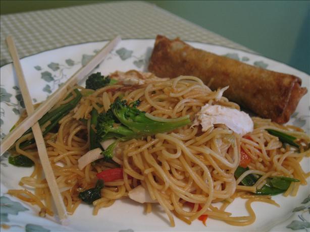 No-Pain Lo Mein (Rachael Ray). Photo by superblondieno2