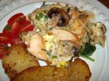 Salmon & Spinach Casserole