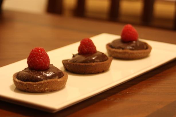 Raspberry-Chocolate Tart. Photo by glamourous glutton