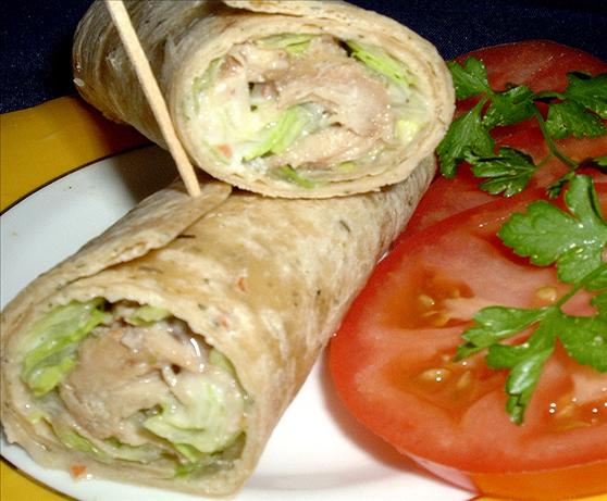 Chicken Caesar Wrap. Photo by Bergy