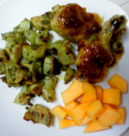 Oven Fried Chicken With Honey Butter Sauce II. Photo by Monica P