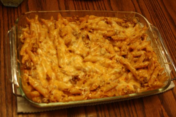 Hamburger-Noodle Casserole. Photo by tezzaa