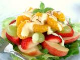 Fruit Salad with Sweet Orange Cream
