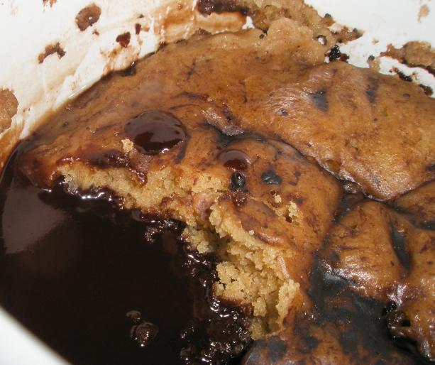 Peanut Butter and Fudge Pudding Cake. Photo by Color Guard Mom