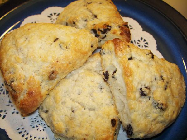 Currant Cream Scones. Photo by Elly in Canada