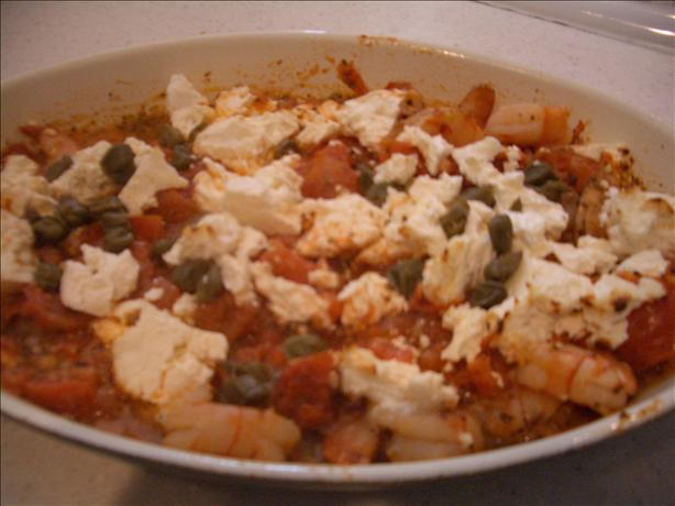 Feta and Shrimp. Photo by chia