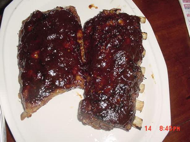 Scott Hibb's Amazing Whiskey Grilled Baby Back Ribs. Photo by Timothy J Higgins Eva