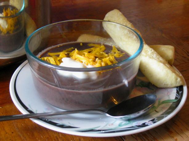 Easy Black Bean Soup. Photo by Swan Valley Tammi