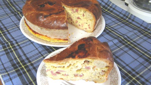 Italian Easter Pie /Pizza Rustica (Aka "Ham Pie"). Photo by Dee514
