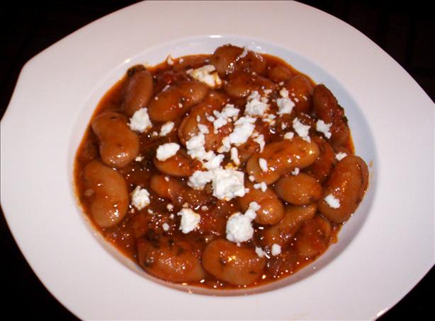 Gigantes (Greek Giant Baked Beans). Photo by evelyn/athens