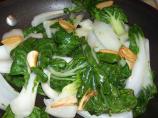 Sauteed Spinach with Garlic. Photo by Elly in Canada