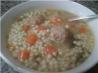 Minestra (Escarole and Little Meatballs Soup)