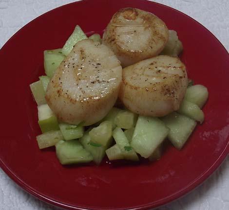 Scallops with Fruit Salsa. Photo by NorthwestGal