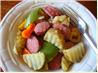 Smoked Sausage, Taters, Peppers and Onions Country Style