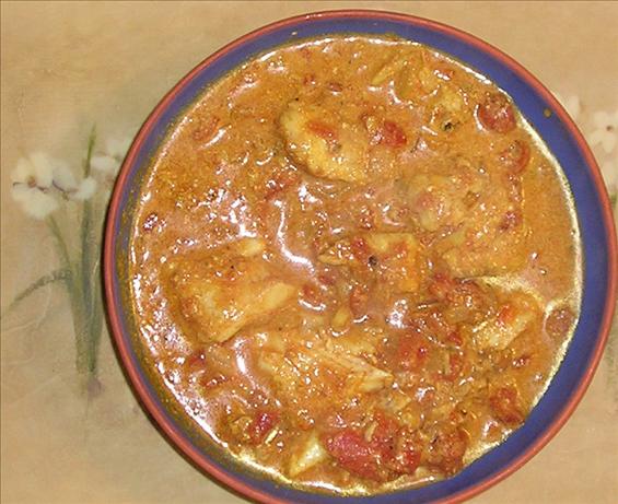 Curried Monkfish. Photo by Jenny Sanders