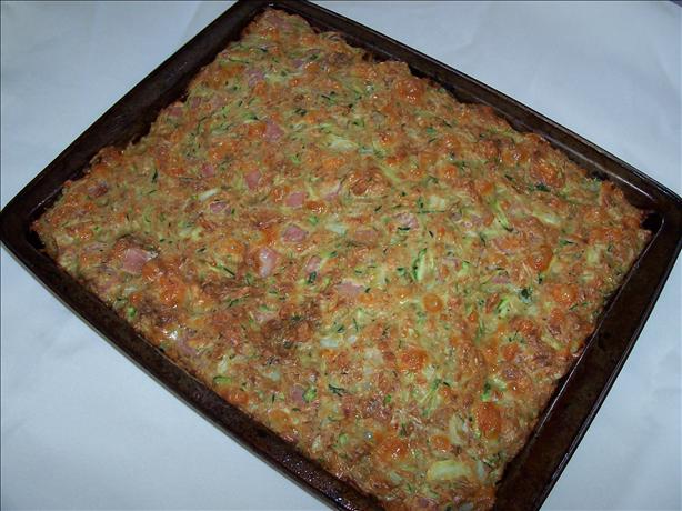 Low-fat Zucchini Slice. Photo by Alesha