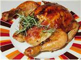 Roasted Rosemary Chicken with Lemon/Soy Sauce