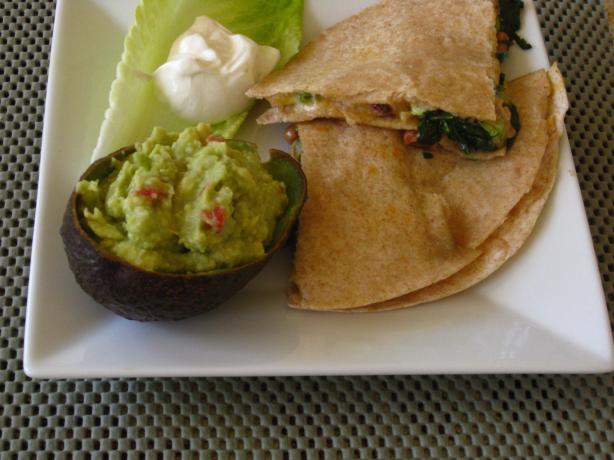 Cheese Spinach Quesadillas. Photo by FrenchBunny