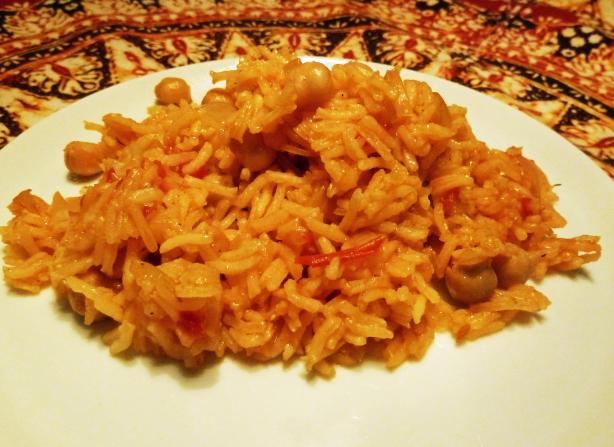 Revithopilafo (Chickpea Pilaf). Photo by awalde