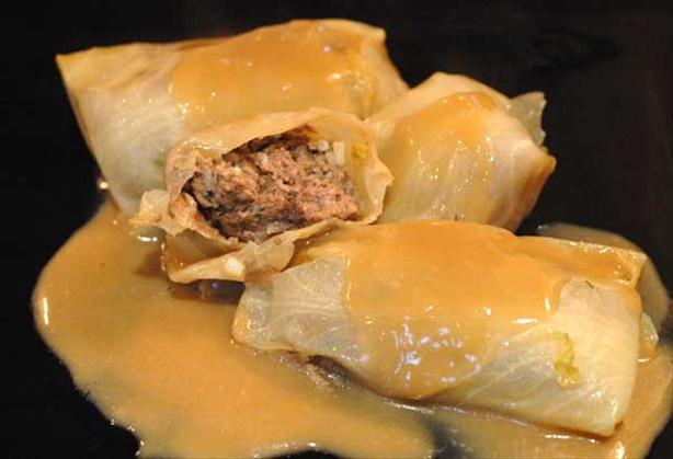 Lahanodolmathes (Greek Cabbage Rolls). Photo by Sackville