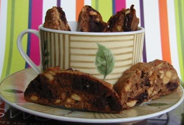 Chocolate Biscotti  (No Butter). Photo by WaterMelon