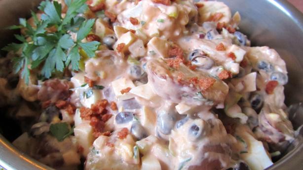 Potato Salad With Chipotle Peppers(A Man's Salad). Photo by Rita~