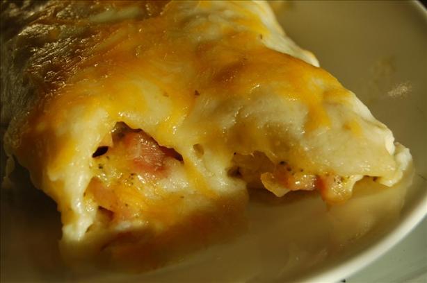 Broccoli, Ham and Cheese Manicotti. Photo by MommyMakes