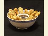 Sesame Pecan Chicken Tenders with Apricot Dipping Sauce