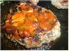 Chipotle-Honey BBQ Bacon Burger with Gorgonzola Cheese