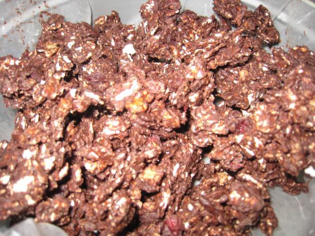 chocolate matzoh clusters. Photo by Karen67