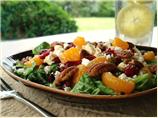 Cranberries and Chicken Salad