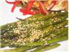 Mean Chef's Asparagus With Orange-Sesame Butter. Recipe by jaynine