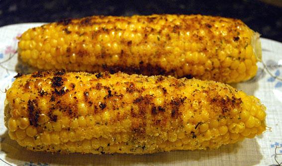 Corn on the Cob in a Garlic Butter Crust. Photo by -Sylvie-