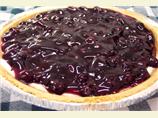 Easy Blueberry Cream Cheesecake