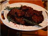 Beef Tenderloin with Port-Rosemary Sauce