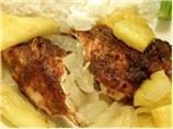 fresh pineapple chicken. Photo by GingerPeach