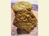 Pumpkin Muffins With Crystallized Ginger