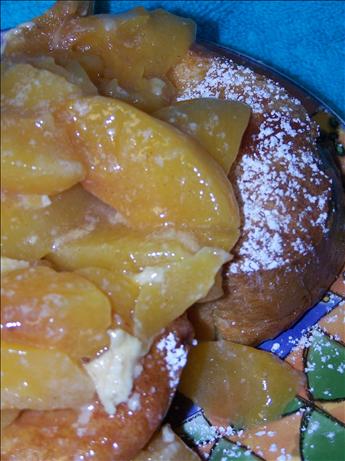 Fresh Peach French Toast Cobbler. Photo by Sherrybeth