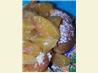 Fresh Peach French Toast Cobbler. Recipe by R&eacute;eLani