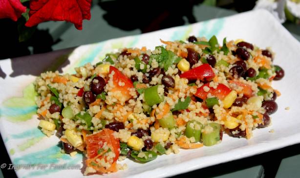 Black Bean and Couscous Salad. Photo by IngridH