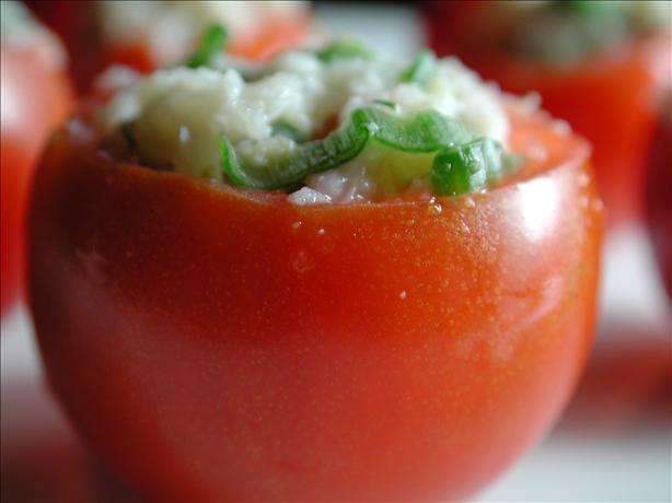 Crab Stuffed Cherry Tomatoes. Photo by Chef floWer